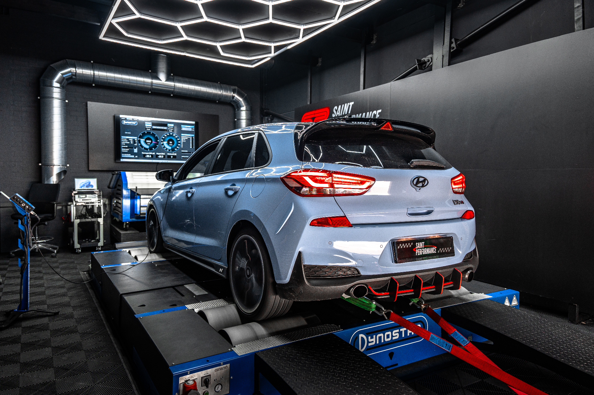Hyundai i30 N on the dyno