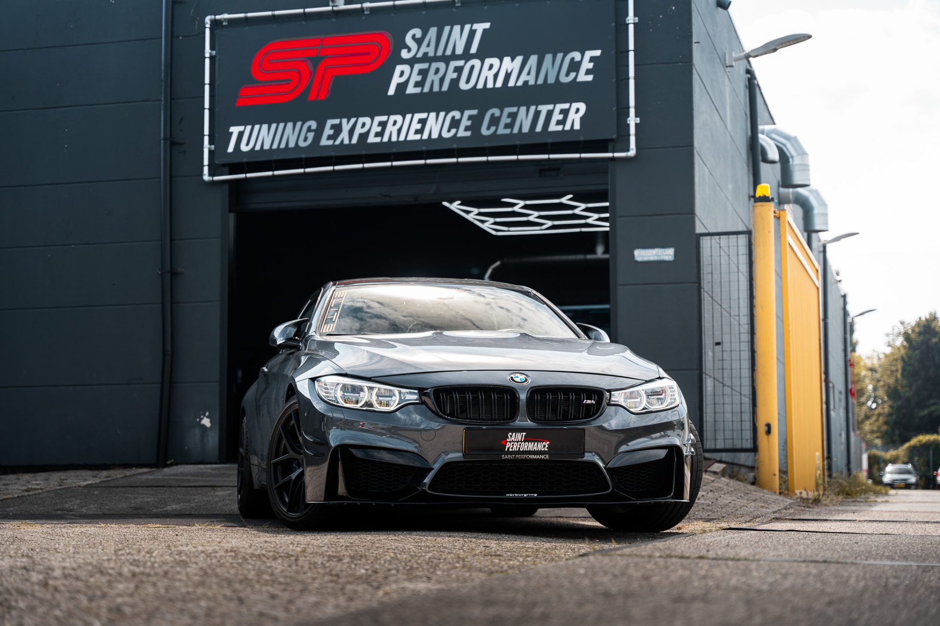 BMW M4 at the Saint Performance Tuning Experience Center